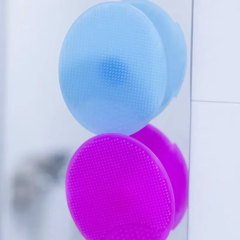 1-3 Pcs Silicone Facial Wash Pad Exfoliating Blackhead Removal Face Cleansing Brush Tool Baby Shampoo Brush Face Care