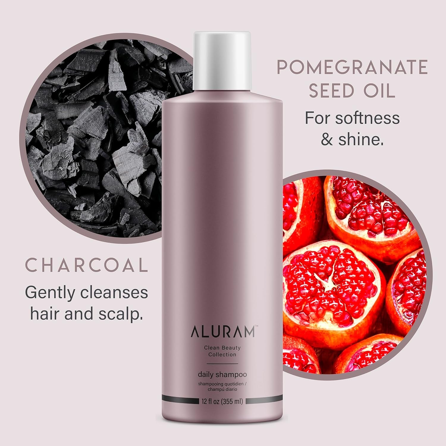 Coconut Water Daily Shampoo for Men and Women, Detoxifying Hydration and Volume for All Hair Types, 12 Fl Oz