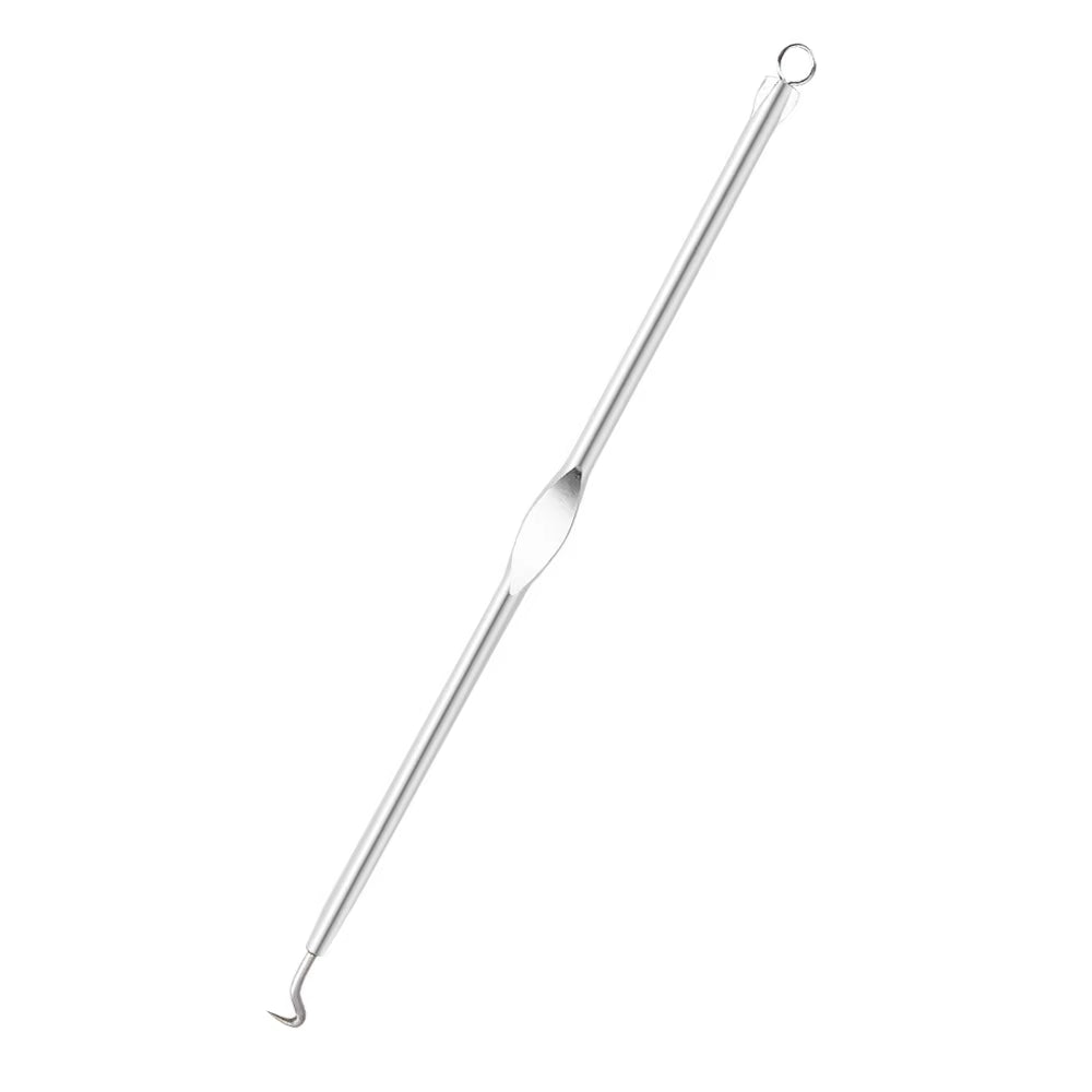 Sliver Gold Blackhead Comedone Acne Pimple Belmish Extractor Vacuum Blackhead Remover Clean Tool Spoon for Face Skin Care Tool