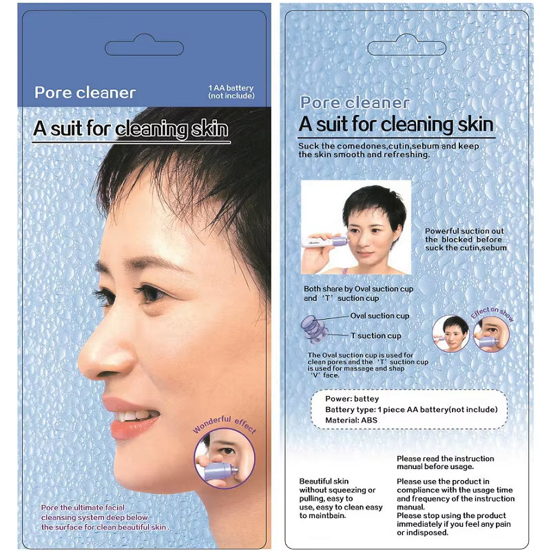 Portable Vacuum Blackhead Remover Face Deep Pore Cleaner Acne Pimple Removal Nose Cleansing Beauty Instrumen Face Skin Care