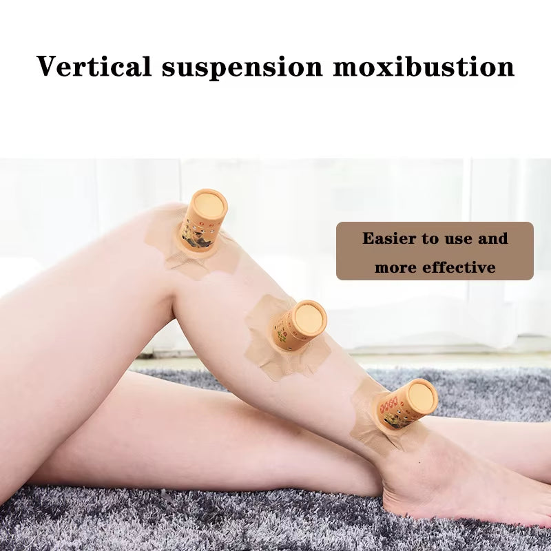 Moxibustion Cylinder Warm Acupuncture Heat Therapy Body Massage Health Care Wild Mugwort Argy Wormwood Moxa Stick