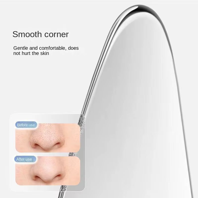 1Pc Blackhead Scraper Facial Skin Scrubber Face Spatula Exfoliator Deep Clean Blackhead Remover Pore Cleaner Body Skin Care Tool