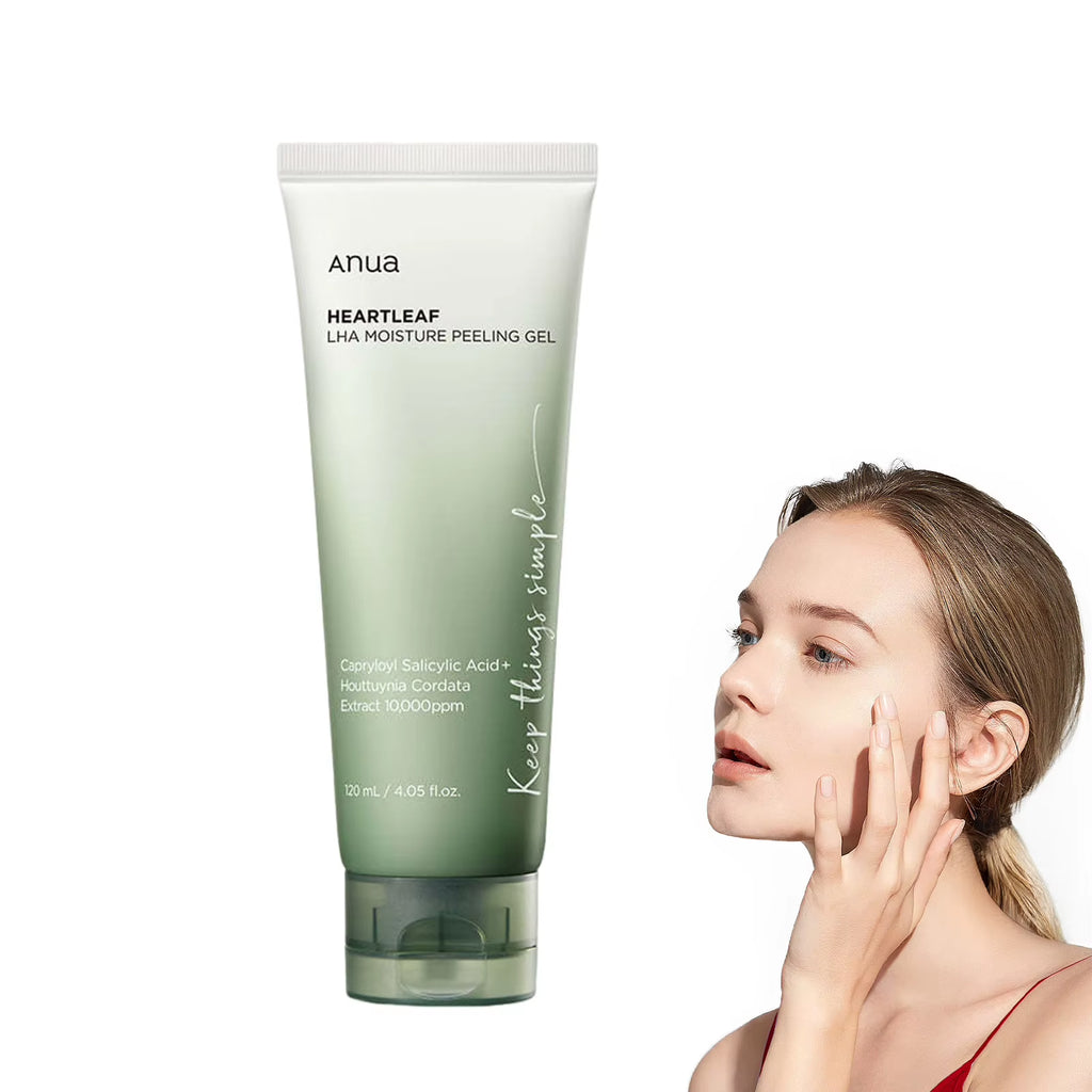 Anua Heartleaf LHA Hydrating Exfoliating Gel 120Ml Korean Skincare for Smooth Skin Deep Cleansing Pore Treatment