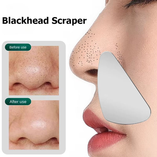 1Pc Blackhead Scraper Facial Skin Scrubber Face Spatula Exfoliator Deep Clean Blackhead Remover Pore Cleaner Body Skin Care Tool