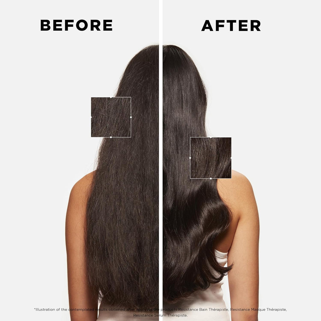 Kérastase Resistance, Bain Therapiste Shampoo, Repairing Gel Shampoo, Soothing Texture for Itchy Scalp, with Protein for Weak Hair, for Over-Processed and Damaged Hair, 250 Ml