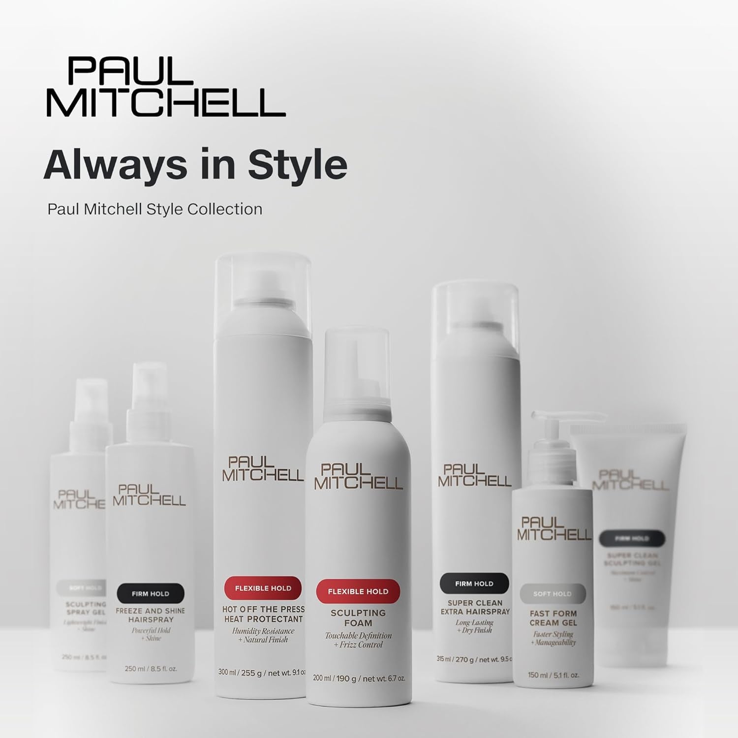 Paul Mitchell Fast Drying Sculpting Hairspray, Flexible Hold, Buildable Body + Shine, for All Hair Types