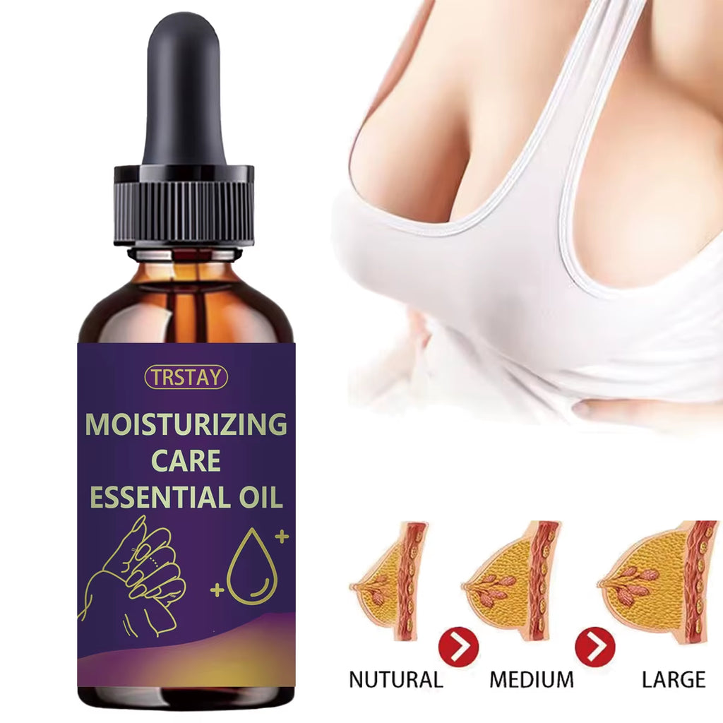 Breast Regrow Essential Oil Chest Enhancement Bust Plump up Growth Enlarging Boobs Bigger Lift Firming Breast Enlarge Bio Oils