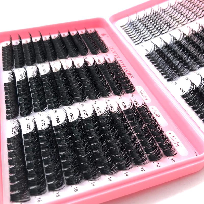 Russian Lash Extensions Spikes Lash Individuals 100D 120D Volume Eyelash Clusters D-Curly Lash Clusters 10-20MM DIY Lash Extensions,6 Styles Synthetic Lash Spike Lashes Individual Lash Clusters,Natural Look Makeup Lightweight Cosmetic Tapered Tips