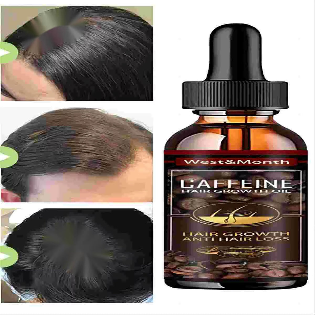 Caffeine Hair Growth Essential Oil Hair Loss Preventation Nourishing Hair Roots Hair Repair Treatment Oil Promote Hair Growth