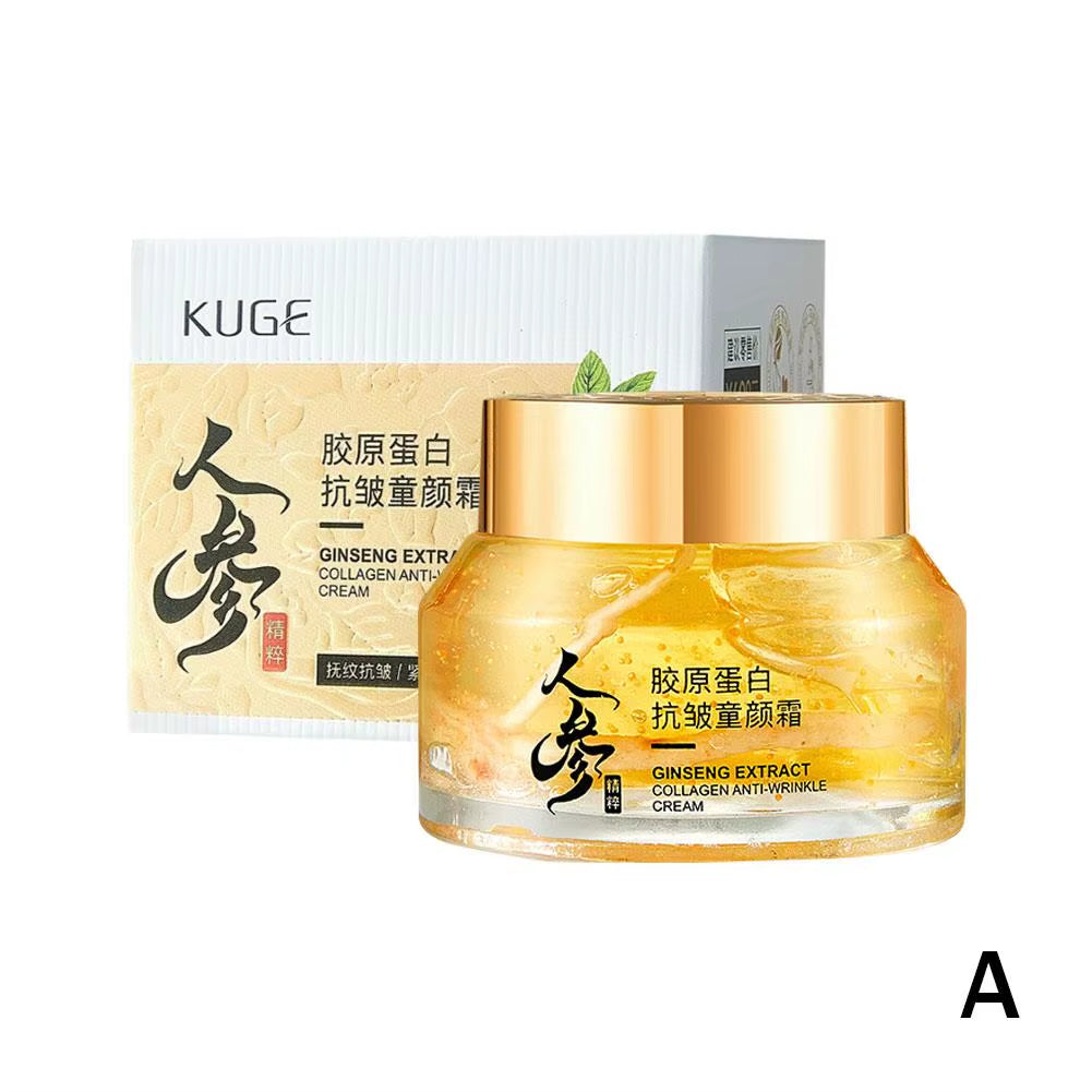 Gold Ginseng Face Cream Polypeptide Moisturizing Niacinamide Facial Serum for Skin Care Cream 24K Gold Ginseng Cream 30G/50G