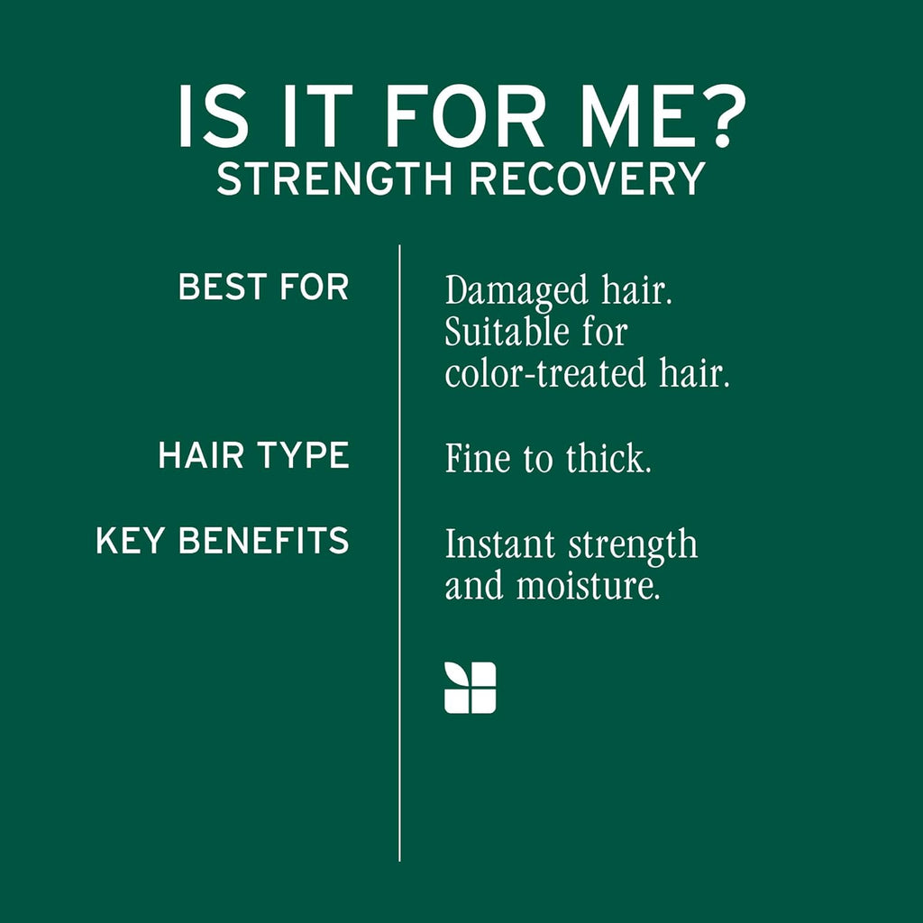 Biolage Strength Recovery Shampoo, for Damaged & Sensitized Hair, Gently Cleanses & Reduces Breakage, Vegan, Cruelty-Free, Packaging May Vary