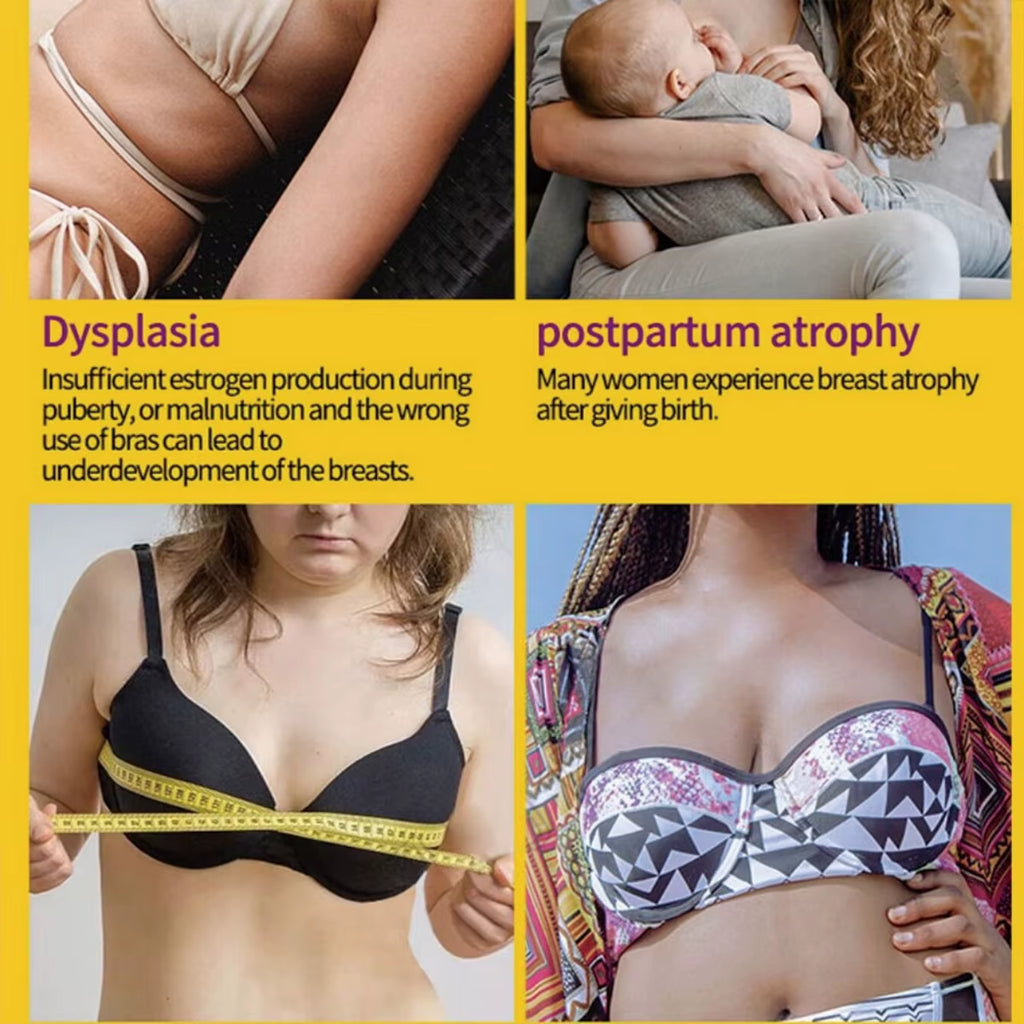 Breast Regrow Essential Oil Chest Enhancement Bust Plump up Growth Enlarging Boobs Bigger Lift Firming Breast Enlarge Bio Oils