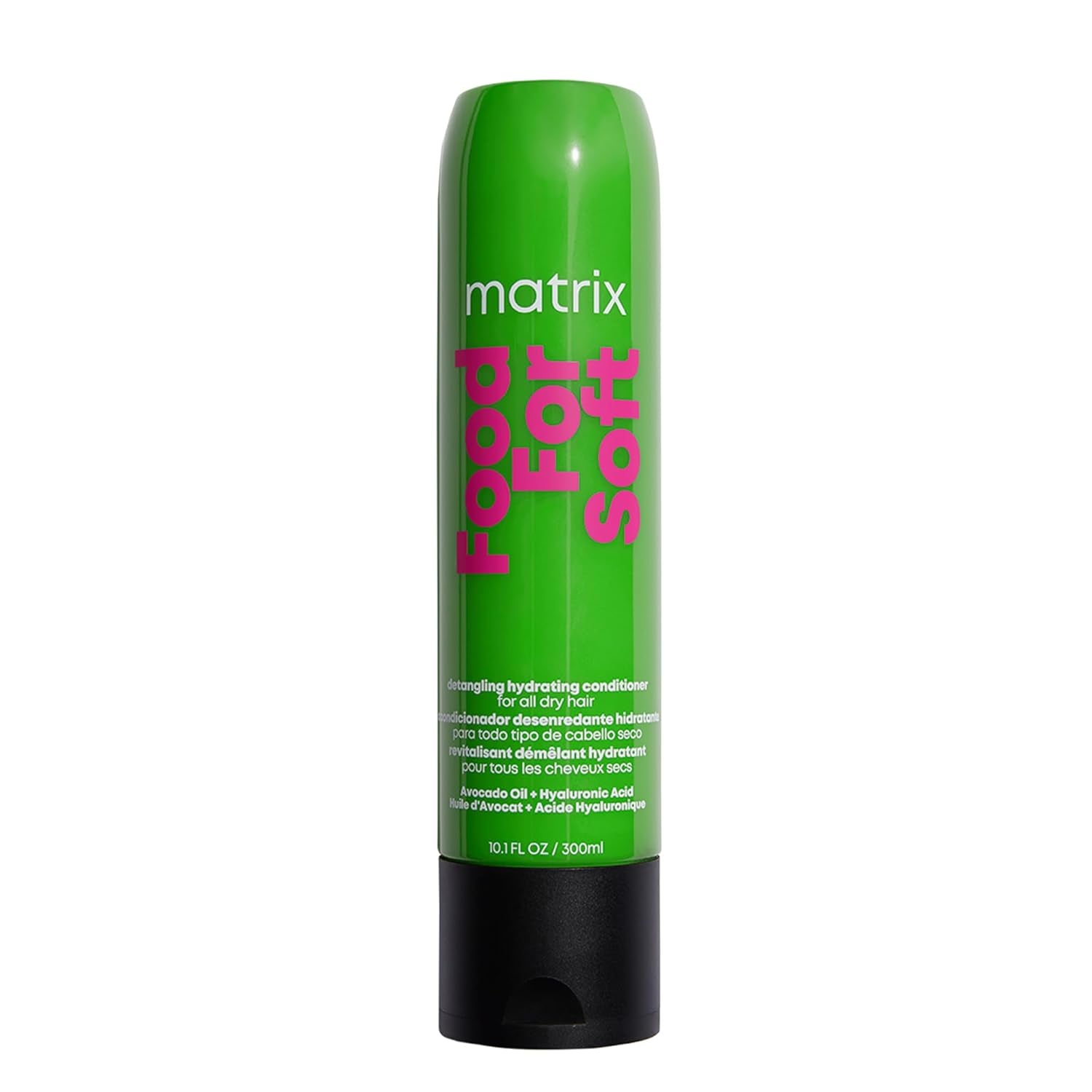 Detangling Hydrating Conditioner, Food for Soft Hydrating & Detangles Dry, Brittle Hair, Moisturizes, Softens, & Smooths,With Avocado Oil & Hyaluronic Acid,Suitable for Color Treated Hair