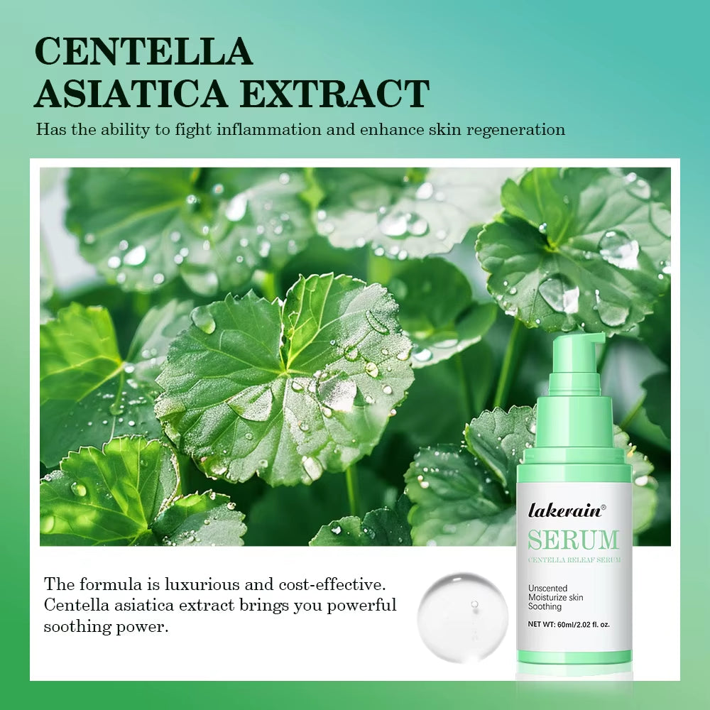 Centella Asian Facial Serum Centella Soothing Moisturizing Repair Skin Lotion Essence Korean Skin Care Facial Products for Women