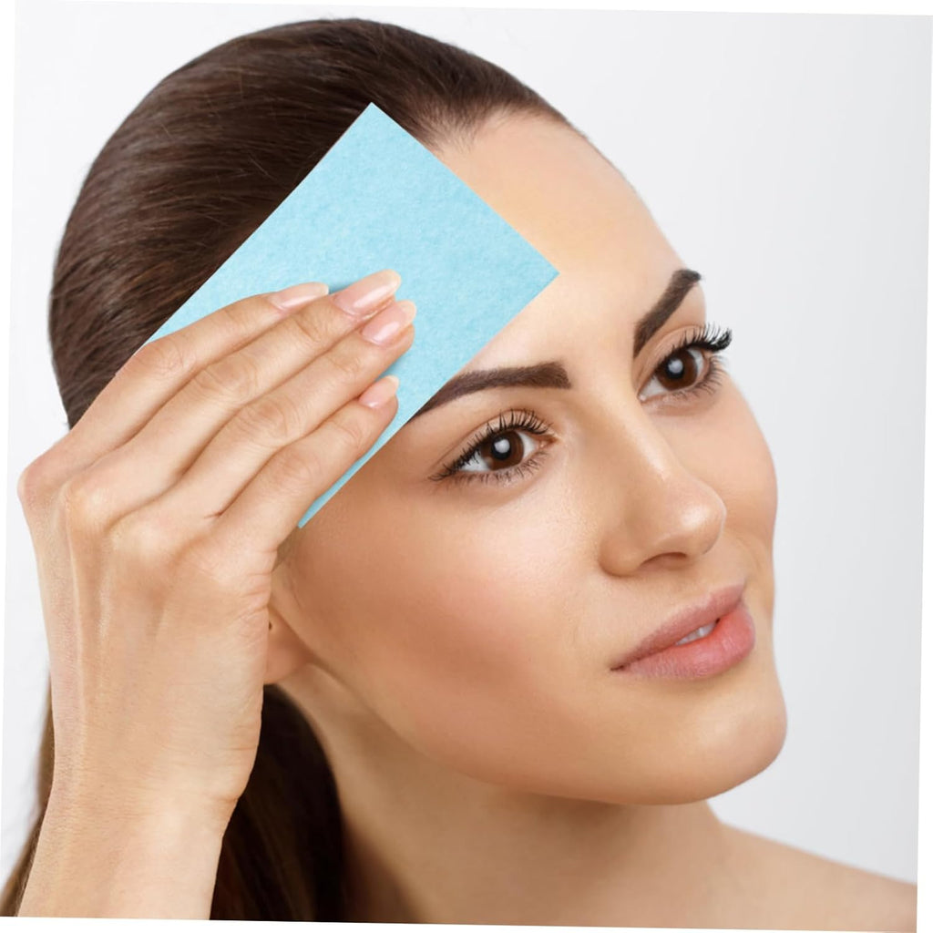 500-Piece Facial Cleansing Tissue Kit Oil Blotters Different Scents Versatile for Daily Use Random