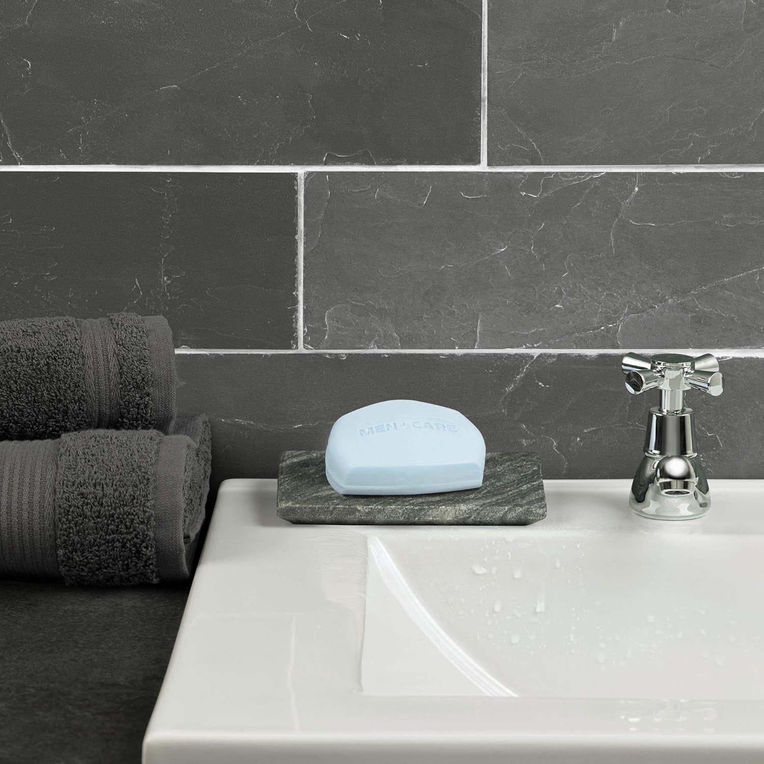 Hand & Body + Face + Exfoliation Bar Soap with Purifying Grains & Body and Face Bar Soap for Healthy and Strong Skin Clean Comfort ¼ Moisturizing Cream 106 G Pack of 6